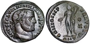 Maximianus GENIO
                        IMPERATORIS Antioch 112a