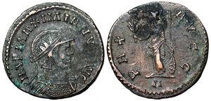 Maximianus PAX AVGG RIC Vii Lugdunum 404;
                      Bastien 503