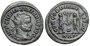 Maximianus CONCORDIA MILITVM Cyzicus 607