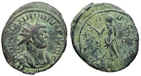 Maximianus PAX AVGGG
                        from London struck by Carausius