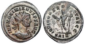 Maximianus IOVI
                        CONSERVAT AVGG Rome 506
