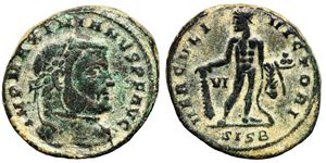 Maximianus HERCVLI VICTORI Siscia 165