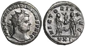 Maximianus VICTORIA
                      AVGG Siscia 586