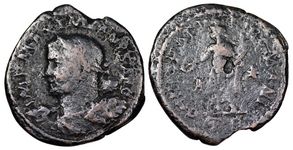 Maximianus GENIO
                      POPVLI ROMANI Trier 315