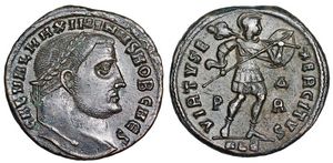 Maximinus
                        II VIRTVS EXERCITVS Alexandria 77