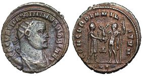 Maximinus II
                        CONCORDIA MILITVM Alexandria 60b