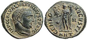 Maximinus II
                        GENIO AVGVSTI Antioch 162