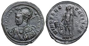 Maximinus II
                        VIRTVS EXERCITVS Antioch 125