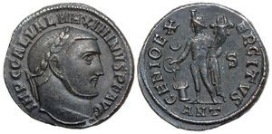 Maximinus II
                        GENIO EXERCITVS Antioch 147c