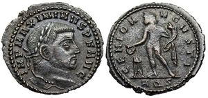 Maximinus II GENIO AVGVSTI Aquileia 130