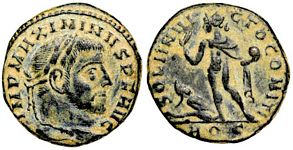 Maximinus SOLI
                      INVICTO COMITI Aquileia 142