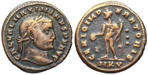 Maximinus II GENIO
                        IMPERATORIS Cyzicus 70