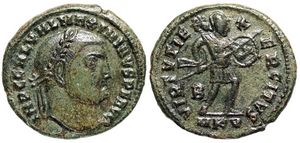 Maximinus II VIRTVTI EXERCITVS from
                        Cyzicus