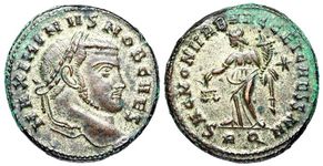 Maximinus II SAC MON VRB AVGG ET CAESS NN
                      Rome 123