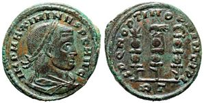 Constantine I SPQR OPTIMO PRINCIPI Rome
                        348