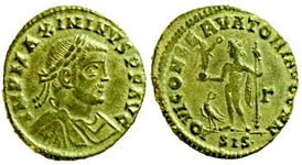 Maximinus II IOVI CONSERVATORI AVGG NN
                        Siscia 234