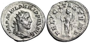 Philip I FELICITAS TEMP
                      Rome 31