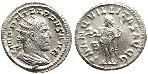 Philip I TRANQVILLITAS
                      AVGG Rome 9
