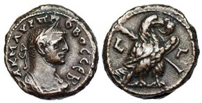 Probus
                      tetradrachm from Alexandria with eagle reverse
                      Emmet 3981