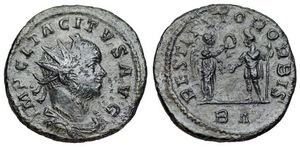 Tacitus RESTITVTOR
                      ORBIS Lugdunum 55