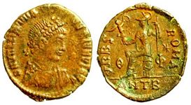 Valentinian II VRBS
                      ROMA Antioch 51