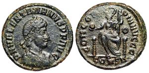 Valentinian II
                      CONCORDIA AVGGG Constantinople 56b