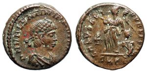 Valentinian II SALVS REIPVBLICAE Cyzicus 26