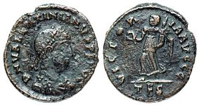 Valentinian II
                      VICTORIA AVGGG RIC IX Thessalonica 41