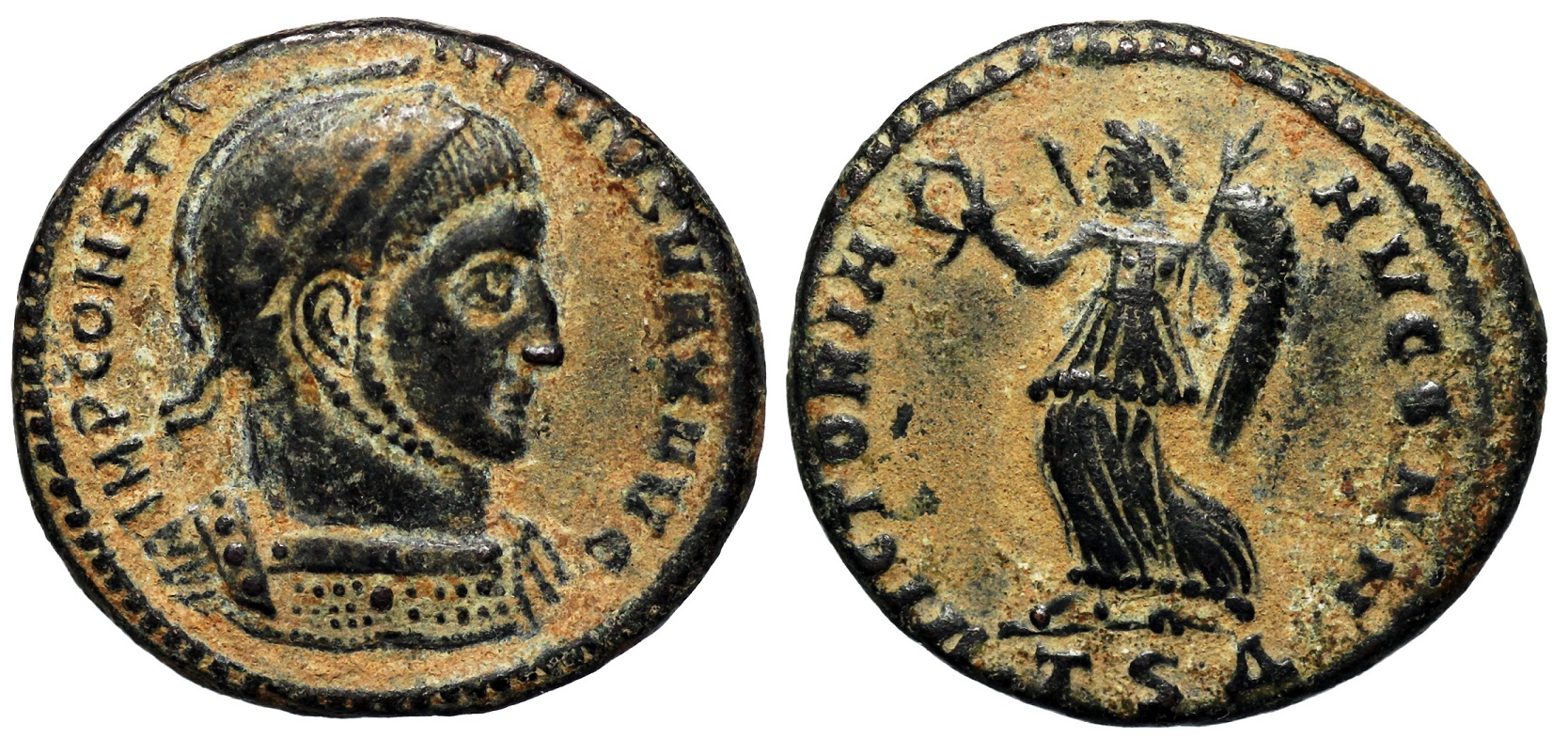 Constantine I cf RIC VII Thessalonica 59