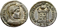 Constantine the
                    Great BEATA TRANQVILLITAS Trier 368