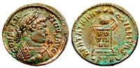 Constantine the
                    Great BEATA TRANQVILLITAS Trier 390