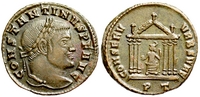 Constantine the Great CONSERV VRB SVAE RIC VI
                    Ticinum 93