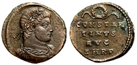 Constantine the Great CONSTANTINVS AVG
                    Anepigraphic Rome 281