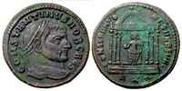 Constantine
                    the Great CONSERVATORES VRB SVAE Rome 196
