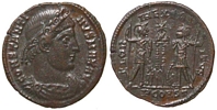 Constantine the
                      Great GLORIA EXERCITVS Arles 345