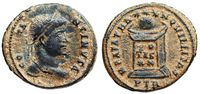 Constantine I BEATA
                    TRANQVILLITAS Trier 317
