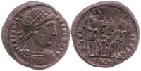 Constantine the Great
                    GLORIA EXERCITVS Heraclea RIC 116