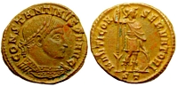 Constantine the
                    Great MARTI CONSERVATORI, RIC VI Ticinum 124a