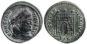 Constantine the Great PROVIDENTIAE AVGG Lyons
                      (Lugdunum) 225