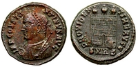 Constantine the Great
                    PROVIDENTIAE AVGG Heraclea 38