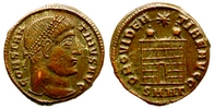 Constantine
                      the Great PROVIDENTIAE AVGG Nicomedia 153