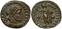 Constantine the
                    Great SOLI INVICTO COMITI, Ticinum 45