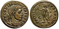 Constantine the Great SOLI INVICTO COMITI, RIC
                    VII Rome 40