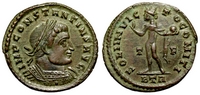 Constantine the
                    Great SOLI INVICTO COMITI, Trier 102
