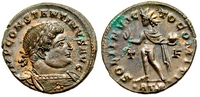 Constantine the
                      Great SOLI INVICTO COMITI, Trier 132