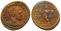 Constantine the Great
                    SOLI INVICTO COMITI, Trier 870