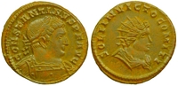 Constantine the
                    Great SOLI INVICTO COMITI, Trier 893