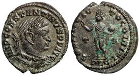 Constantine the
                      Great SOLI INVICTO COMITI, Lyons 15