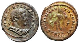 Constantine the
                          Great SOLI INVICTO COMITI, Trier 875