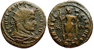 Constantine I VIRT EXERCIT GALL XVI RIC VI Rome
                    360